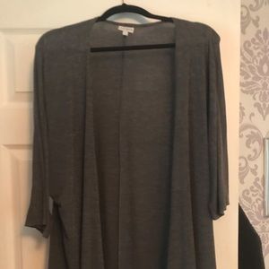 Lularoe Lindsay Heathered great light sweater